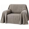 Linea Oro SET 2 PEZZI Telo Arredo Copripoltrona o DUE Copriletti Letto Singolo Linea Oro