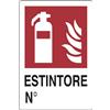 AUTRES Cartello Segnaletico Estintore Cm 20 x 30 10 Pezzi