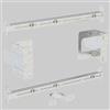 GEBERIT KIT MONTAGGIO CASSETTA INCASSO SIGMA8 IN CARTONGESSO STRUTTURA LEGGERA G...