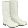 MADE IN ITALY STIVALI ANTINFORTUNISTICA 'GINOCCHIO' N. 43 - colore bianco/grigio - MADE IN ...