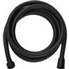 Douceur d'Intérieur Hydro Flessibile Doccia 2M, Acciaio Inox, Nero