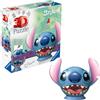 Ravensburger - Puzzle 3D, Stitch con le Orecchie, per Adulti e Bambini 6+ Anni,