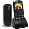 artfone CS182 Nero - Telefono Cellulare per Anziani con Tasti Grandi丨Funzione SO