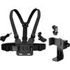 IMBRACATURA PETTO PER ACTION CAM VIDEO SUPPORTO TORACE 360° CELLULARE AS-08125