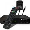 Techly Decoder Ricevitore Digitale Terrestre DVB-T/T2 H.265 HEVC 10bit Metallo c