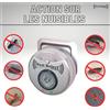 Pest Reject Repellente ad Ultrasuoni Pest Reject Pro per Topi Mosche Raggio D'azione 300 mq