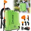 SYLSTAR Pompa Irroratrice 12L, 5.5Bar Pompa a Spalla a Batteria Compatibile con
