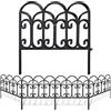 Amagabeli Garden Home Amagabeli Palizzata in Metallo Recinzione Giardino 5 Recinti Pannelli da (h0j)