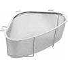 Scolapiatti Angolare in Acciaio Inox Multiuso Scolapasta da Lavello per Cucina