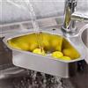 Scolapiatti Angolare in Acciaio Inox Drenaggio Rapido Scolapasta da Lavello