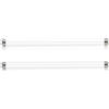 2 Pezzi Tubi Fluorescenti Da 15W, 450Mm, T8 Bianco Freddo 4000K, Attacco G13, Lu