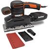 Worx WX641 Levigatrice Orbitale, 250 W, 220 V, Nero