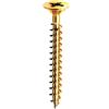 AMBROVIT Sc Viti per Legno Ottonate Tp 4 x 50 Pz. 20)* Mustad 5 Pezzi