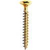 AMBROVIT Sc Viti per Legno Ottonate Tp 4,5 x 50 Pz. 20)* Mustad 5 Pezzi