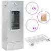 vidaXL Forno Affumicatore BBQ Generatore Fumo Freddo Acciaio Zincato