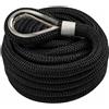 CIMA ORMEGGIO IMPIOMBATA CON REDANCIA 12/14/16 mm BLU - NERA DOPPIA TRECCIA HT