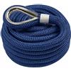 CIMA ORMEGGIO IMPIOMBATA CON REDANCIA 12/14/16 mm BLU - NERA DOPPIA TRECCIA HT