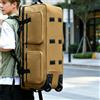 Bagaglio Pieghevole con Ruote Resistente Borsone Trolley per Campeggio, Outdoor