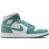 Jordan SCARPE NIKE WMNS Air Jordan 1 Mid "Cannon" BIANCO VERDE SNEAKERS BQ6472 138