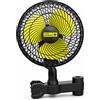 GARDEN HIGHPRO Ventilatore a clip 20 cm silenzioso 12 w ricircolo aria potente professionale