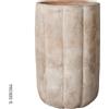 DEROMA VASO ALTO DEROMA PUMPKIN 28 CM H 45 CM IN TERRACOTTA FATTA A MANO