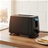 Tostapane a 2 Fette Design Compatto Mini Tostapane per Ufficio
