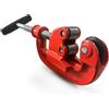 QWORKÂ® Robusto tagliatubi in acciaio, da 25 mm a 80 mm con Mini Taglio Pipes Cu