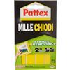 Pattex Millechiodi Tape Removibile, Nastro biadesivo extra forte in strisce, Bia