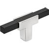 Amerock BP6726BMB | Pomello per ante o cassetto dell'armadio da cucina | Cromo l