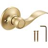 Design House Springdale 728873 Maniglia per porta in oro satinato, decorativa