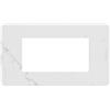 BTICINO MatixGO Placca materiale tecnopolimero Carrara JA4804EM Placca MatixGO 4