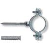 Fischer Collare in acciaio per tubi CPS-V 3/4" con vite e tassello