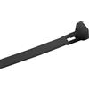 Meister 7452450 - Raccoglitore per cavi, 200 mm, 25 pezzi, colore: nero
