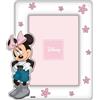 Valenti CORNICE PORTAFOTO 13x18 BIMBA ARGENTO DISNEY ROSA MINNIE VALENTI BR139/4