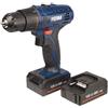 FERM Trapano avvitatore a batteria 12V - 1.5Ah. Include 2 batterie 1.5Ah, carica