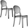 Scab Sedia Igloo Chair eleganza e design Made in Italy Trasparente FUME' Set da