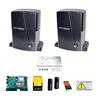 DIEFFEMATIC KIT 2 MOTORI AUTOMAZIONE CANCELLO SCORREVOLE 230V 2000Kg PER DOPPIA DUE ANTA dfm
