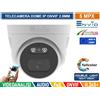 ENVIO TELECAMERA DOME IP DOUBLE LIGHT FULL COLOR 5MP POE ONVIF H.265+ VISIONE NOTTURNA