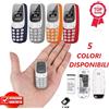 L8star MINI TELEFONO CELLULARE DUAL SIM BM10 L8STAR BLUETOOTH LETTORE MP3 GSM 350MAH