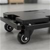 Carrello Sposta Mobili Portata 200 Kg Ruote Girevoli a 360° per Trasloco,