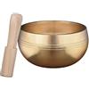 Mini Campana Tibetana in Ottone Fatto a Mano Diffusore Aromi in Pietra Lavica