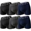 Umbro set 6 pezzi boxer uomo in cotone elasticizzato UMBRO art. 701