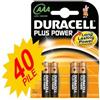 Duracell 40 PILE MINISTILO DURACELL PLUS POWER LR03 AAA KIT 10 BLISTER DA 4PZ