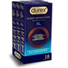 Durex PRESERVATIVI SENZA LATTICE NITRILE ULTRA SOTTILI XL 18 PEZZI PROTEZIONE INTIMA U