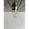 Paratia in alluminio finitura antica plafoniera parete montaggio esterno arre...