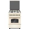 LAR.EL LAREL L60RBE CUCINA 60X60 4 FUOCHI A GAS FORNO ELETTRICO COLORE CREMA