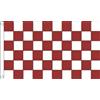 AZ FLAG BANDIERA A SCACCHI MARRONE E BIANCHI 150x90cm - BANDIERA SCACCHIERA MARRONE E BI