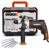 Worx WX318 Trapano a Percussione, 810 W, 220 V, Nero