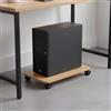 Carrello Porta Case Computer con Ruote Struttura Stabile per Ufficio
