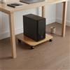Carrello Porta Case Computer con Ruote Struttura Stabile per Ufficio
